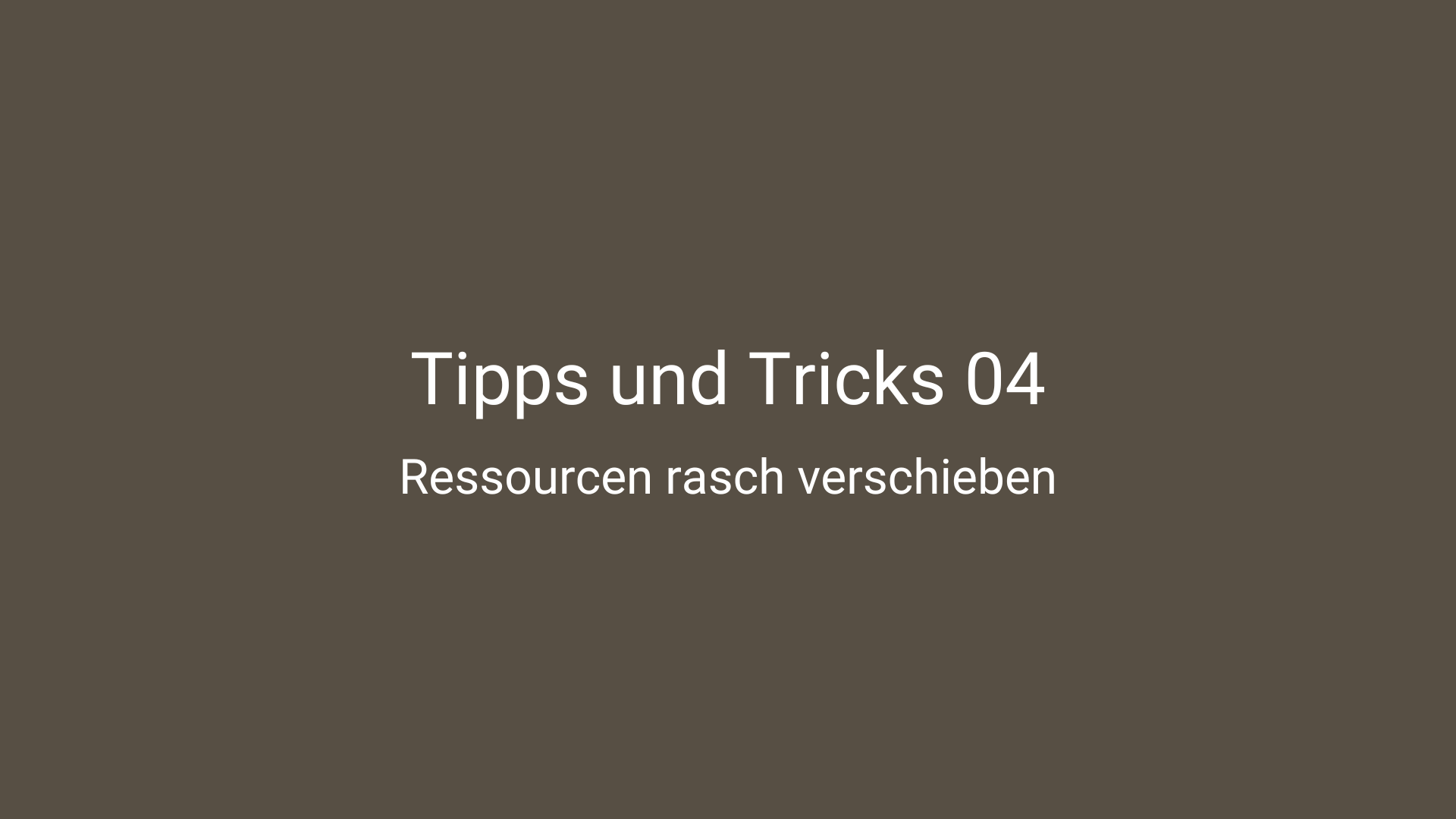 Tipps und Tricks