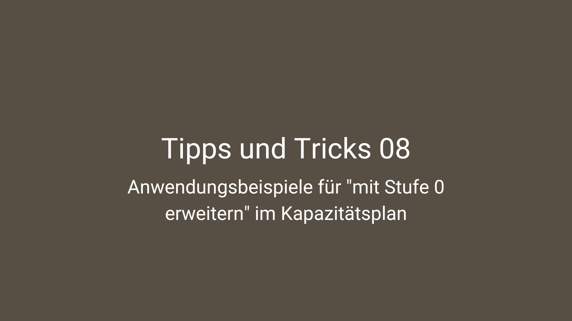 Tipps und Tricks