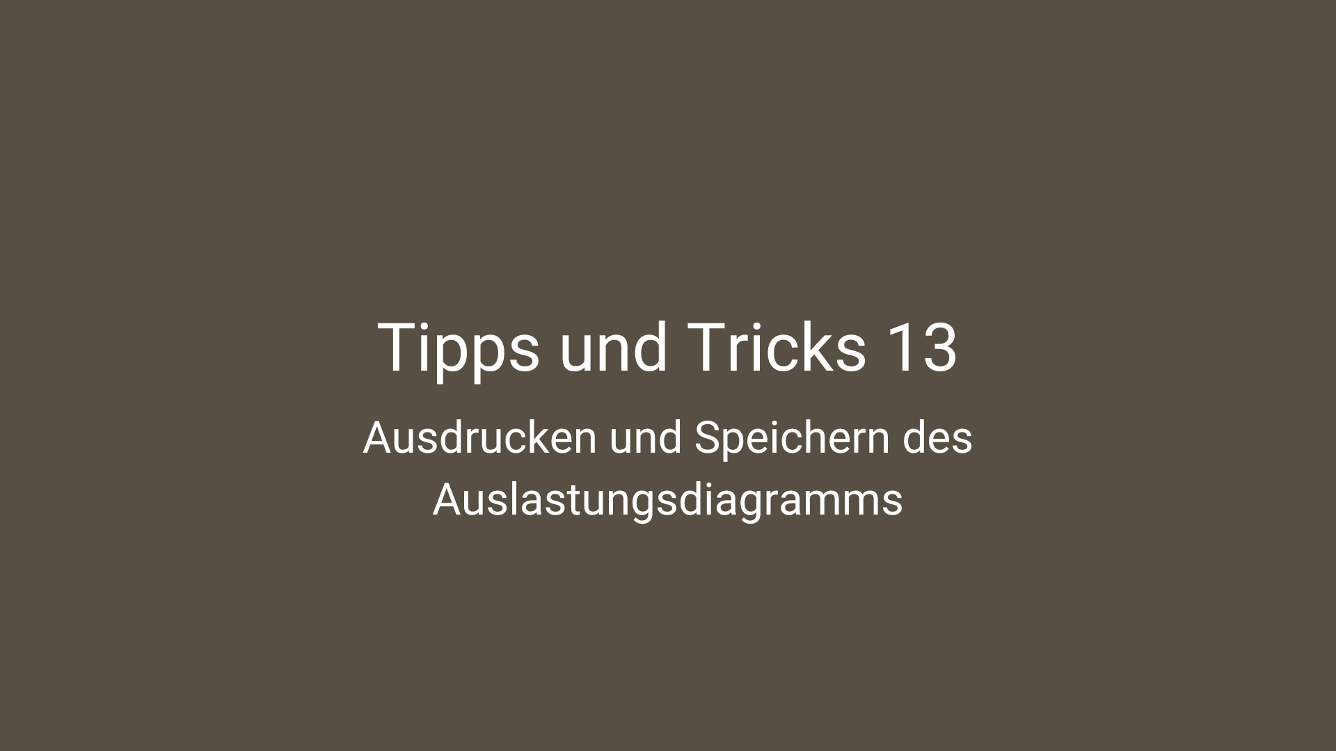 Tipps und Tricks