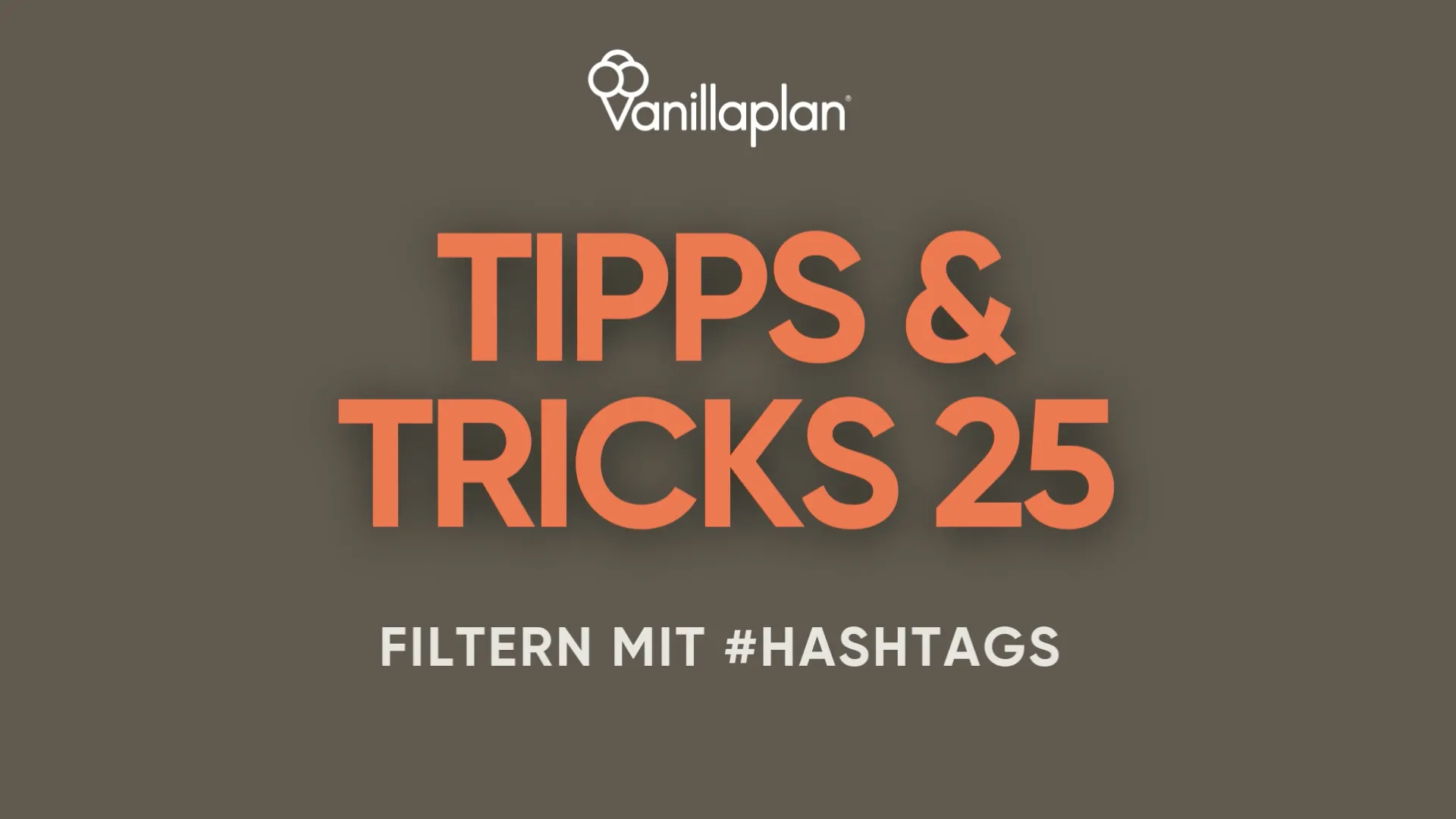filtern mit hashtags