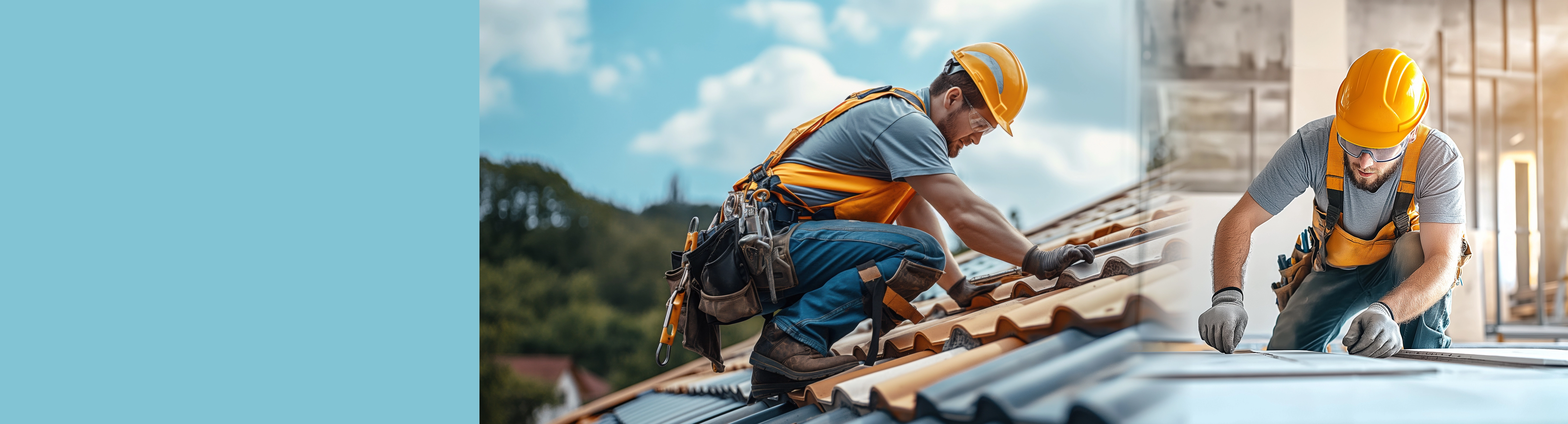 Bauarbeiter bei der Arbeit