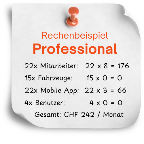 Rechenbeispiel in CHF