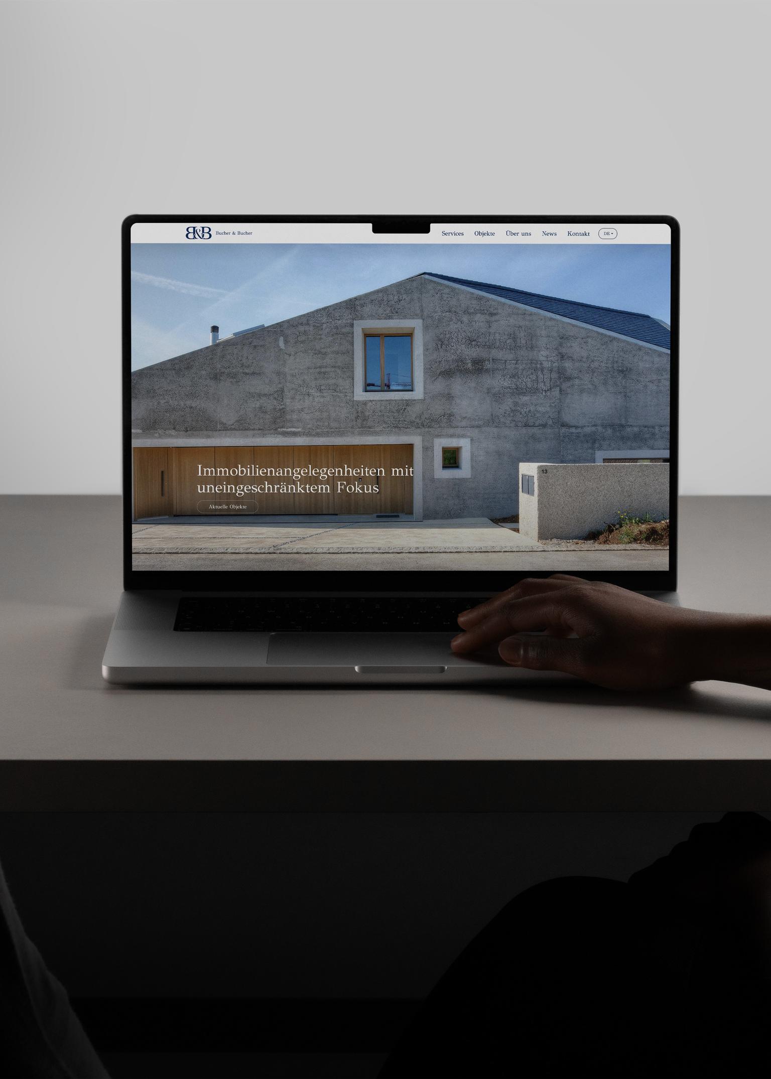 Bild von Neue Website für: Family Office Bucher & Bucher Immobilien