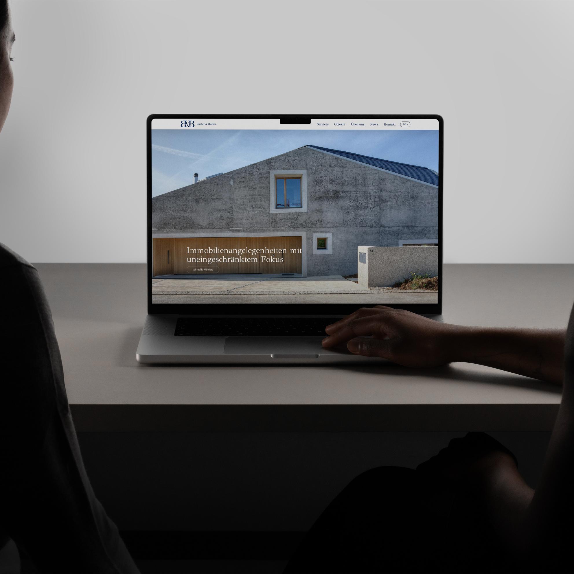 Bild von Neue Website für: Family Office Bucher & Bucher Immobilien