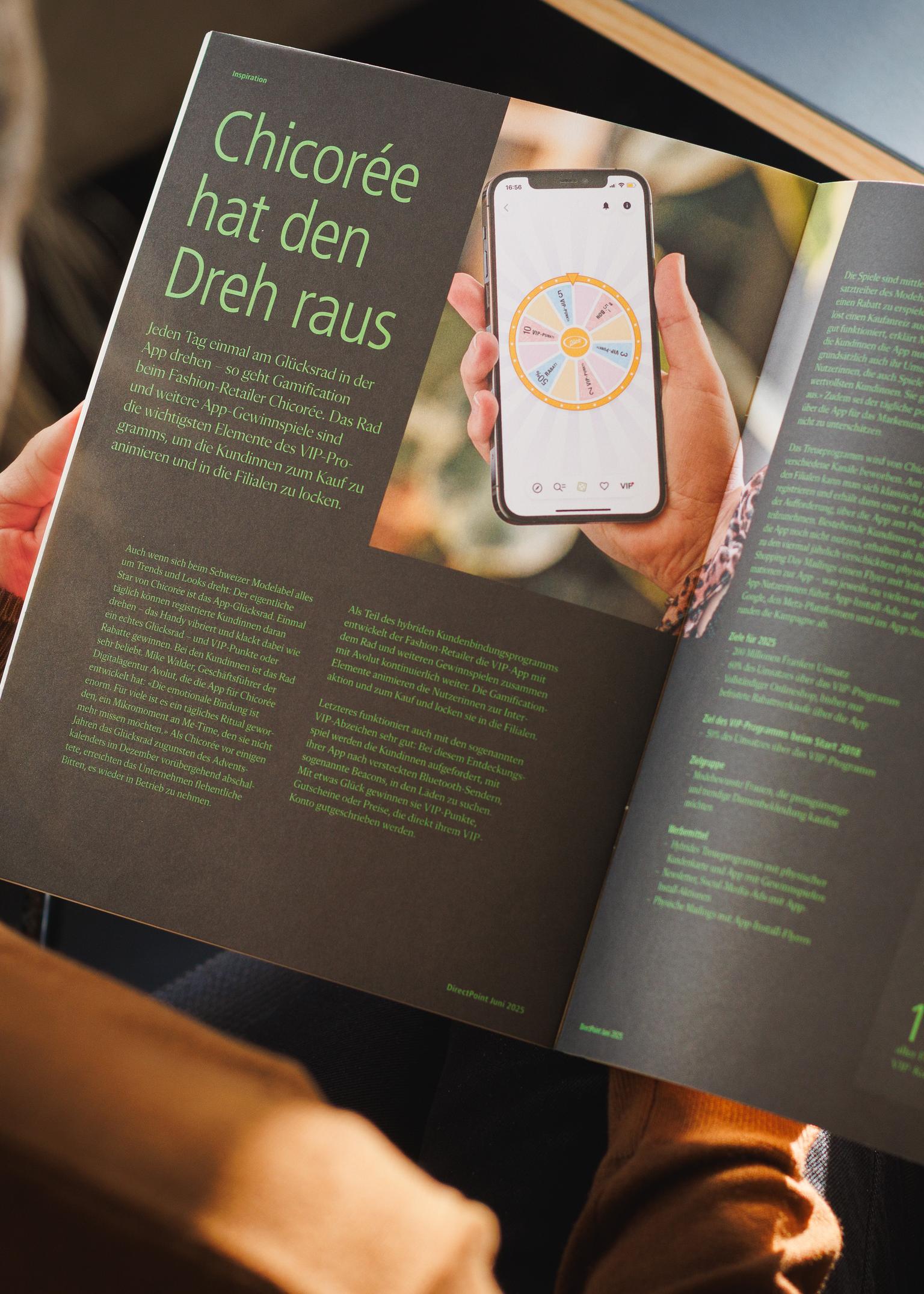 Bild von Best Practice: Die Loyalty Gamification für Chicorée im DirectPoint