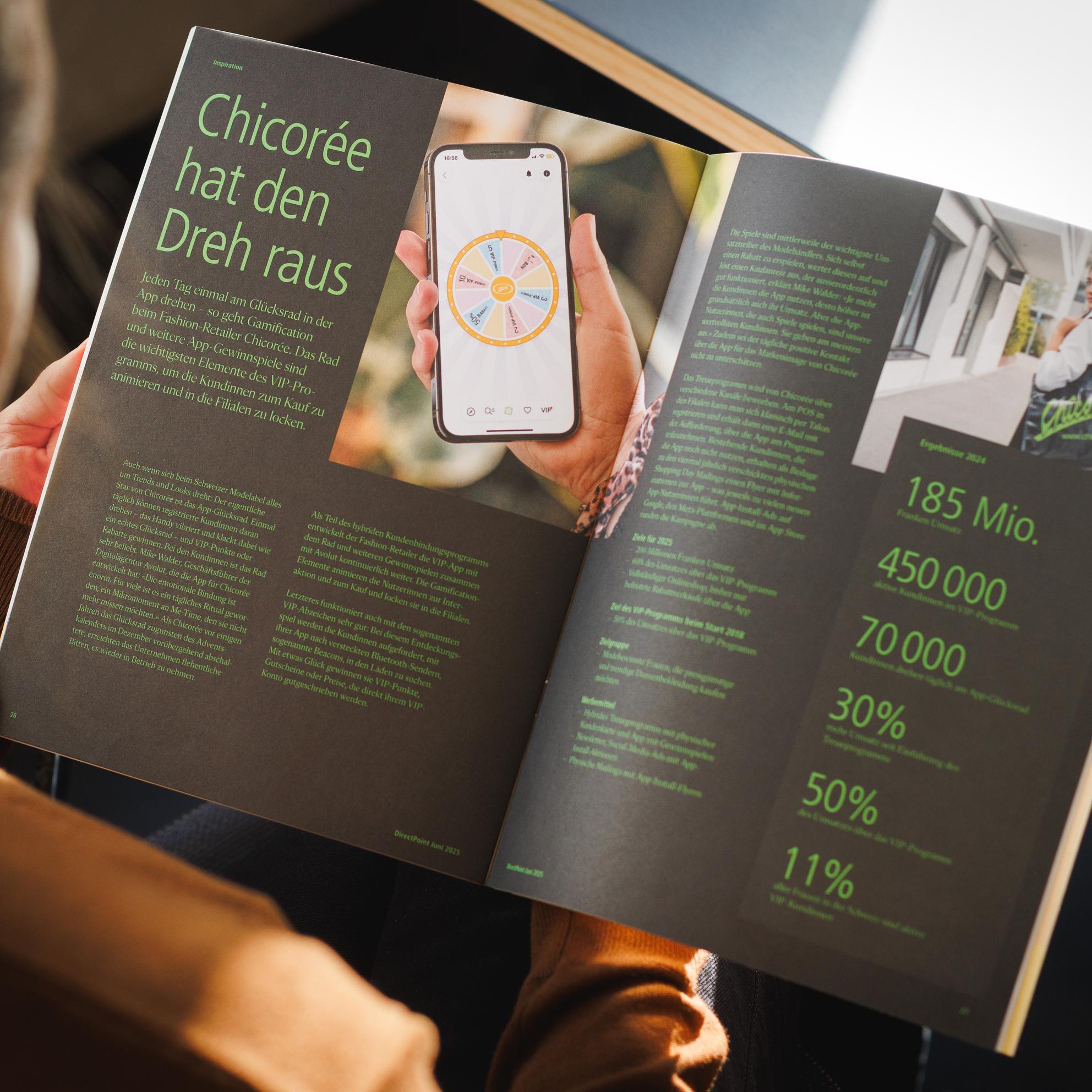 Bild von Best Practice: Die Loyalty Gamification für Chicorée im DirectPoint