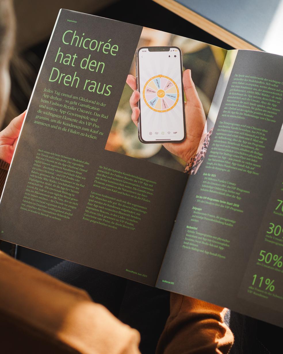 Bild von Best Practice: Die Loyalty Gamification für Chicorée im DirectPoint