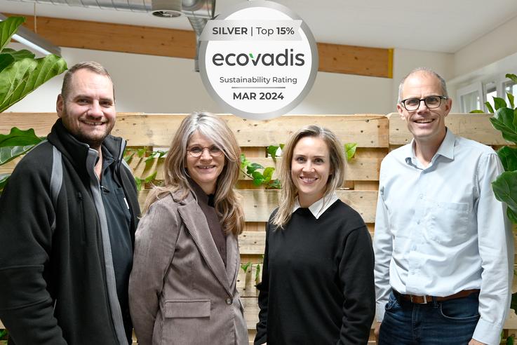 Bild von EcoVadis Auszeichnung – WEBSTAR steigert seine Punktzahl um 20%