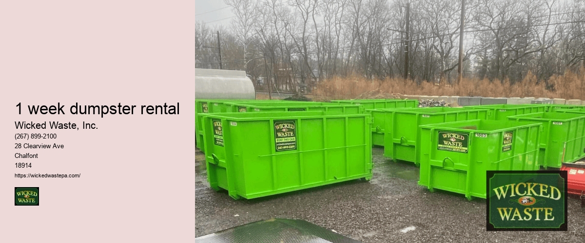 a dumpster service