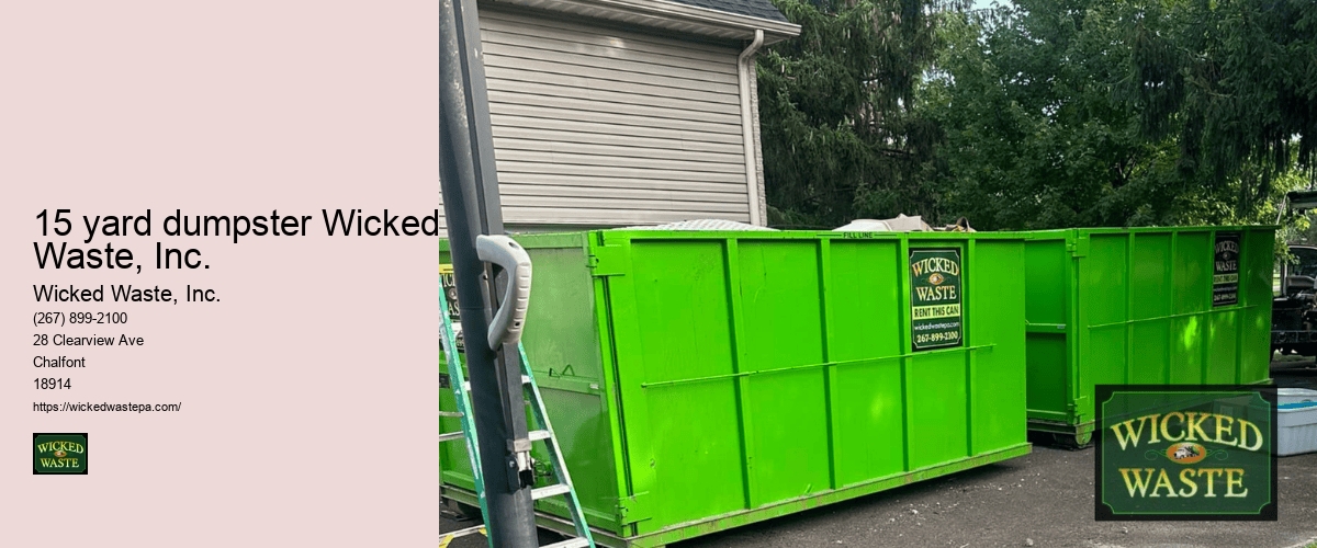 dumpster rental for bulky items