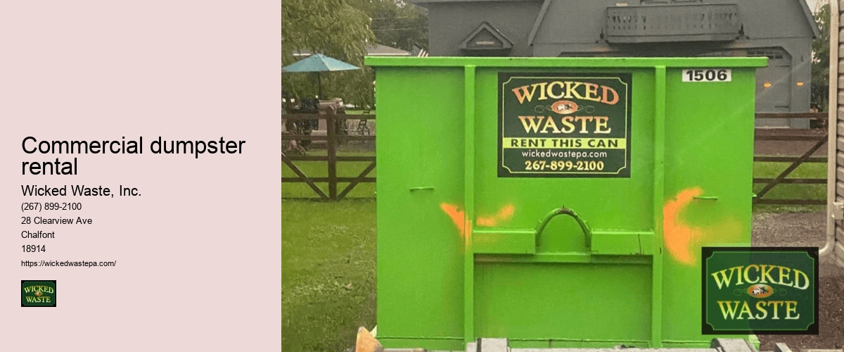 large dumpster rental