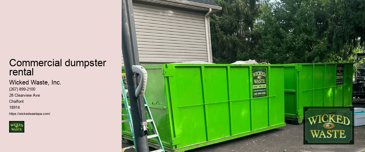 residential trash container rental