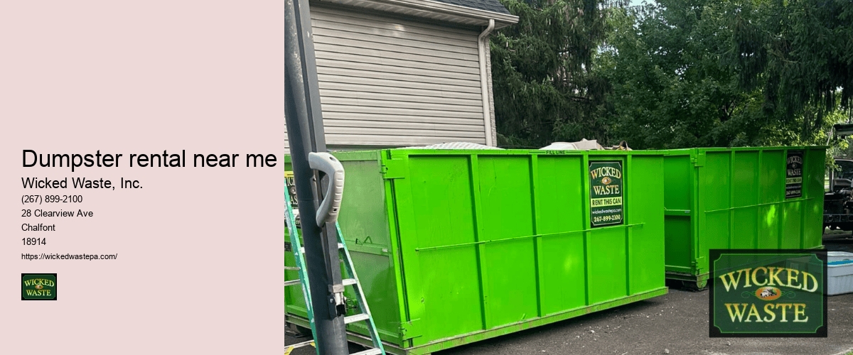 a dumpster service
