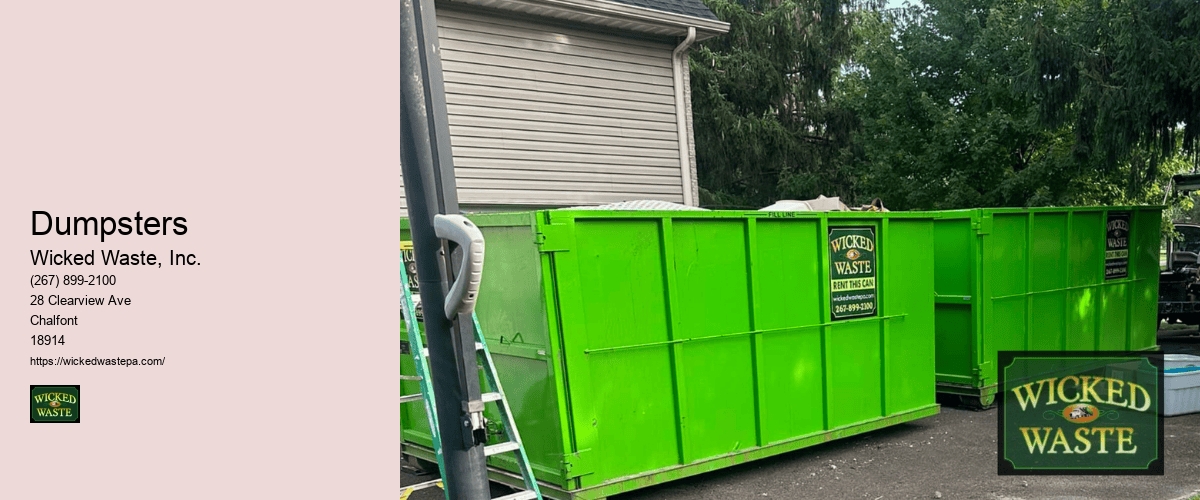 8 yard dumpster waste management