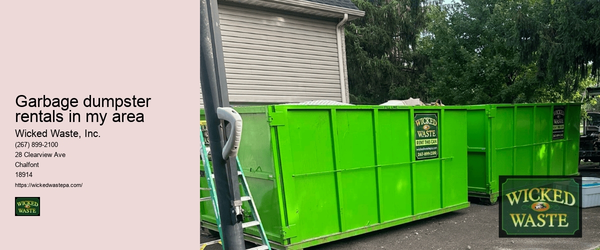 large dumpster rental