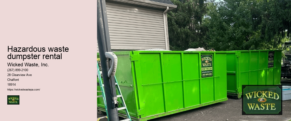 Wicked dumpster rentals roll off dumpsters