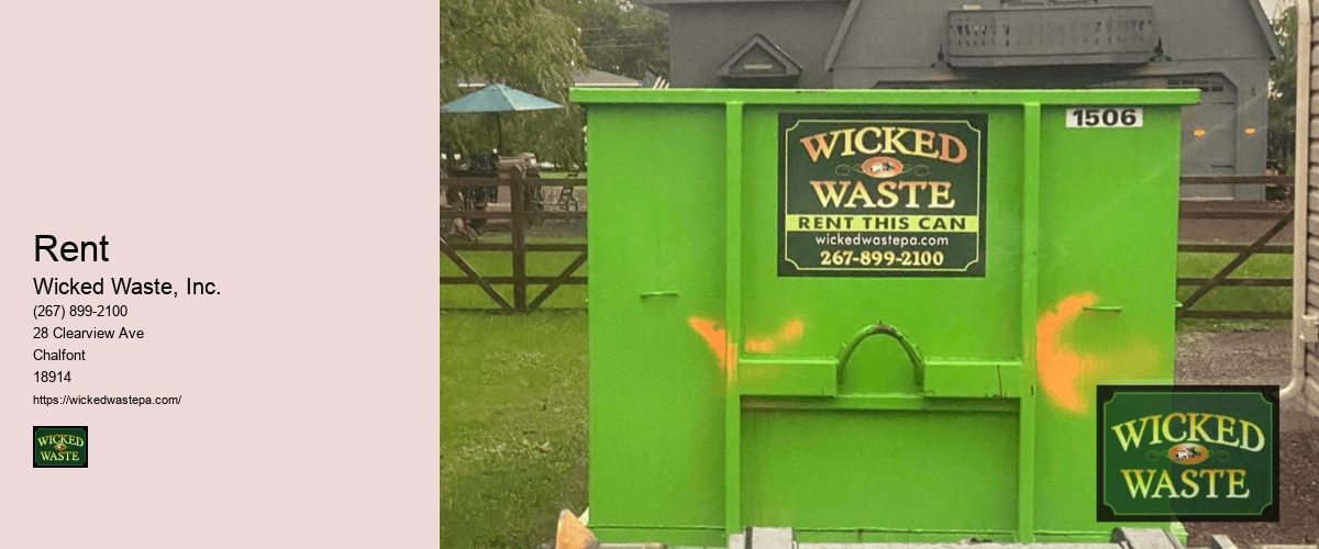10 yard dumpster Wicked Waste, Inc.