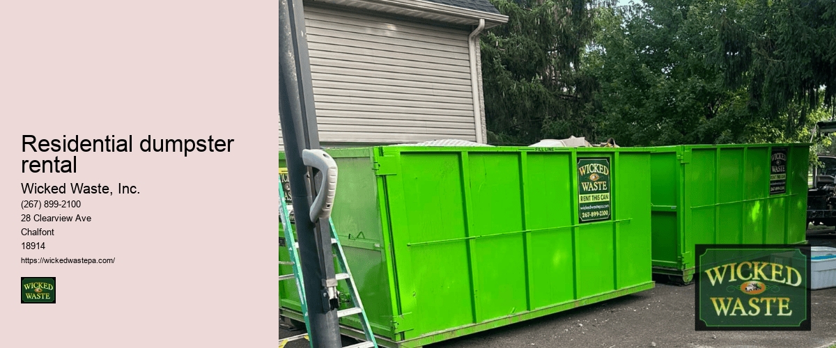 9 yard dumpster rental