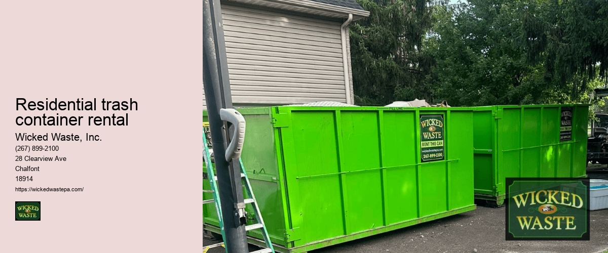 dumpster rental prices