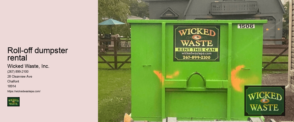 7 yard dumpster rental