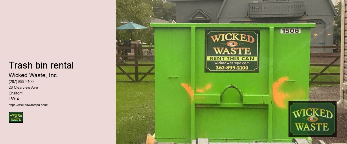 a dumpster service