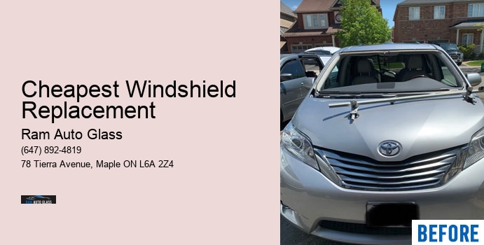 Cheapest Windshield Replacement