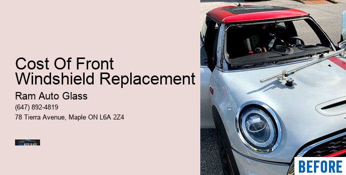 Cost Of Front Windshield Replacement