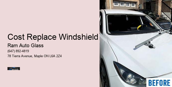Cost Replace Windshield