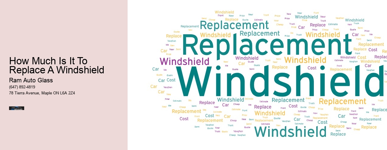 How Much Is It To Replace A Windshield