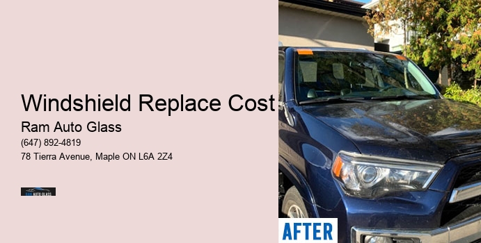 Windshield Replace Cost