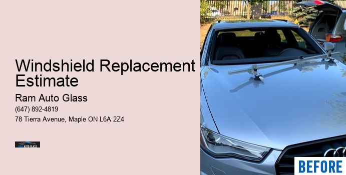 Windshield Replacement Estimate