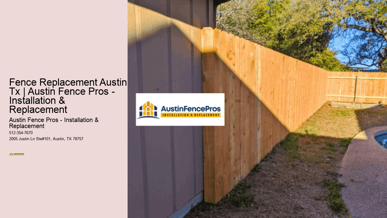 Fence Replacement Austin Tx | Austin Fence Pros - Installation & Replacement